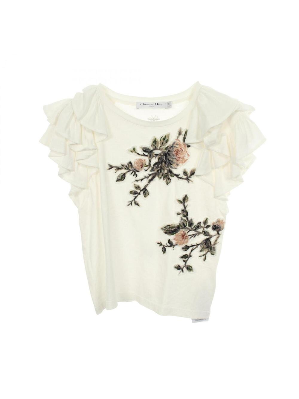Christian Dior Floral Ruffled Sleeves #366094D60B